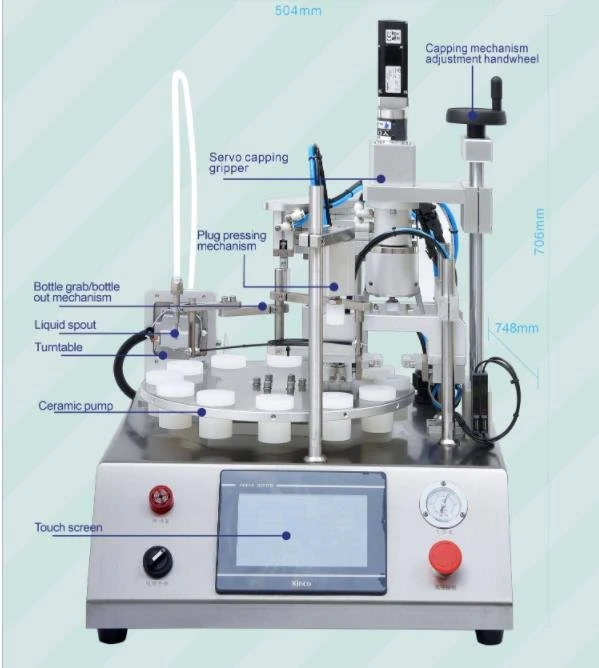pharmacy liquid filling machine