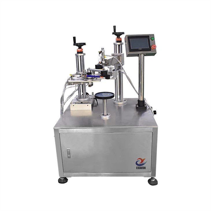 Semi Automaitc Tape Sealing Machine For Cookie Biscuit Snack Food Container
